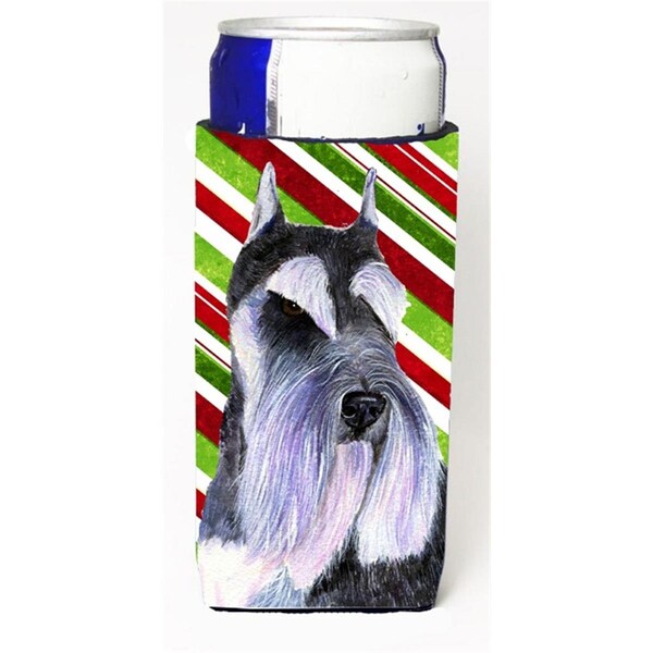 Carolines Treasures Schnauzer Candy Cane Holiday Christmas Michelob Ultra s For Slim Cans - 12 oz. - SS4546MUK