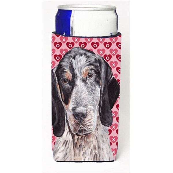 Carolines Treasures Blue Tick Coonhound Hearts And Love Michelob Ultra bottle sleeves Slim Cans  12 Oz. - SC9697MUK
