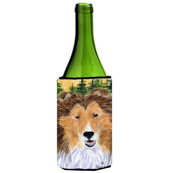 Carolines Treasures Sheltie Wine bottle sleeve Hugger - 24 oz. - SS8141LITERK
