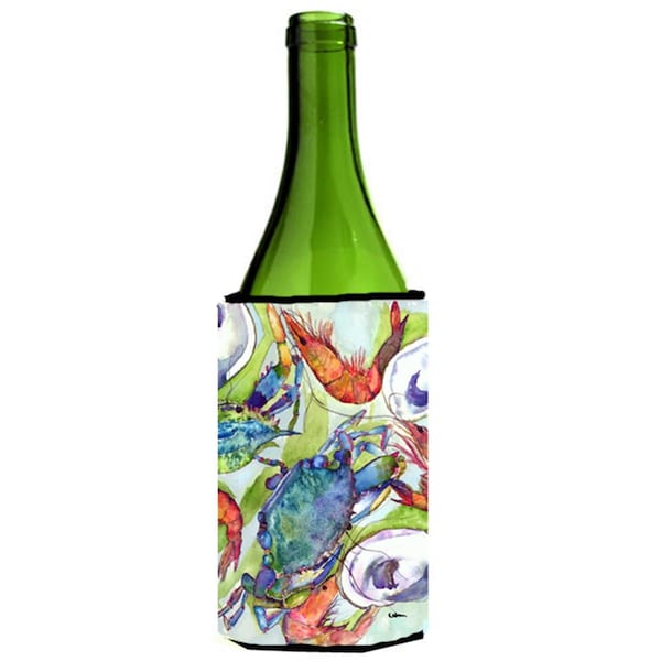 Carolines Treasures Fish Dolphin Mahi Mahi Wine bottle sleeve Hugger 24 oz. - 8547LITERK
