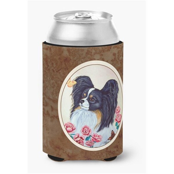 Carolines Treasures Papillon Can or Bottle Hugger, 0.25 x 4 x 5.5 in. - 7236CC