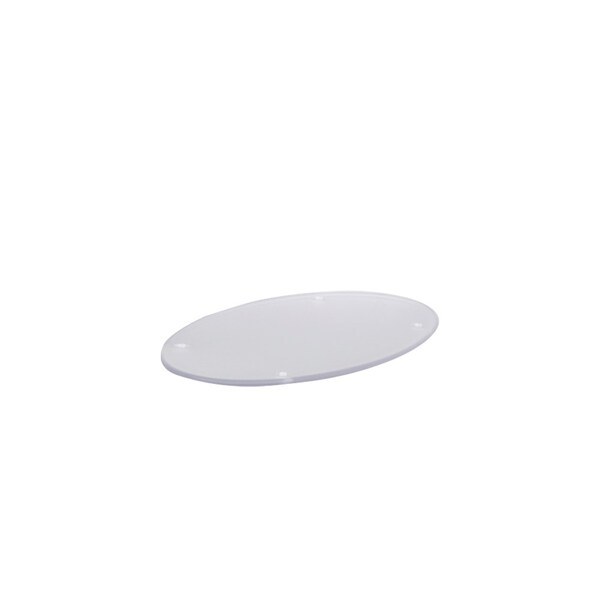 Hapco-Elmar G3080CLR-Certified Green Oval Amenity Tray, Clear, PK 50 - G3080CLR