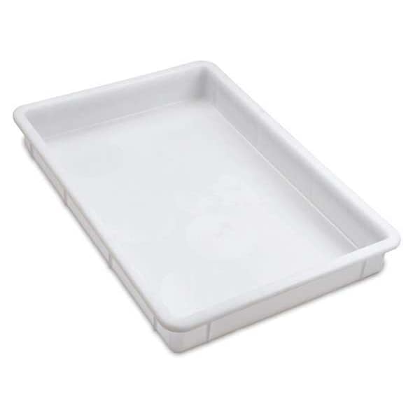Orbis Food Handling Tray 25-3/4"L, White - NPL604 DOUGH TRAY WHT