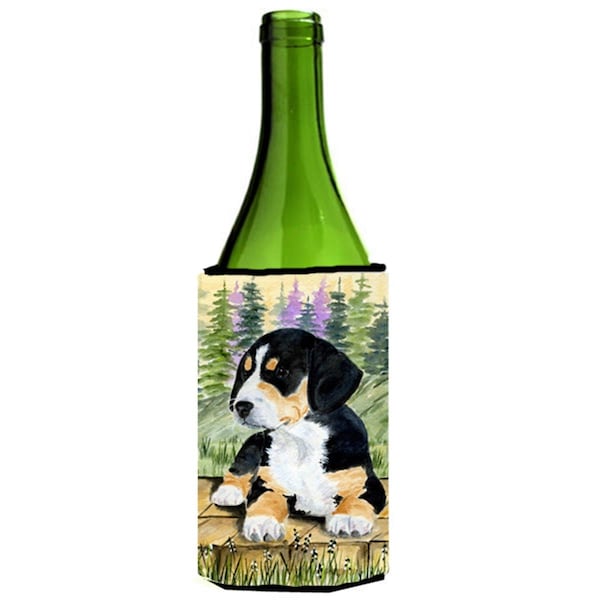 Carolines Treasures Entlebucher Mountain Dog Wine bottle sleeve Hugger - 24 oz. - SS8132LITERK