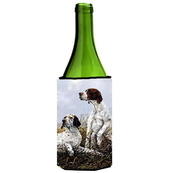 Carolines Treasures English Pointer by Michael Herring Wine Bottle Can cooler Hugger - HMHE0011LITERK