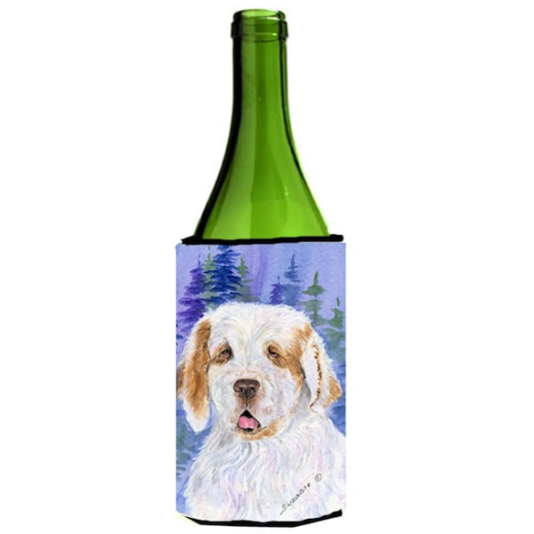 Carolines Treasures Clumber Spaniel Wine Bottle  Hugger - 24 oz. - SS8008LITERK