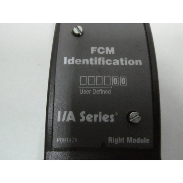 SERIE Foxboro I/A FCM IDENTIFICATION OTROS MÓDULOS DE PLC Y DCS - P0914ZX