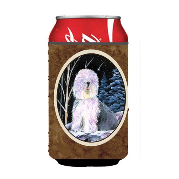 Carolines Treasures Starry Night Old English Sheepdog Can Or bottle sleeve Hugger - SS8409CC
