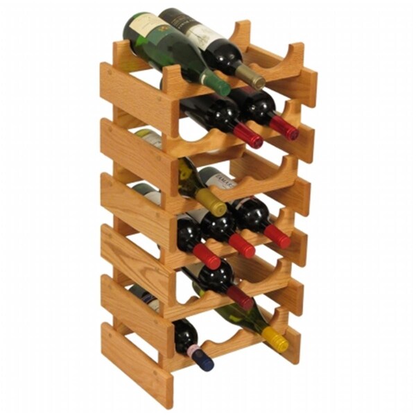 Razoredge 18 Bottle Dakota Wine Rack - Light Oak - RA3256125