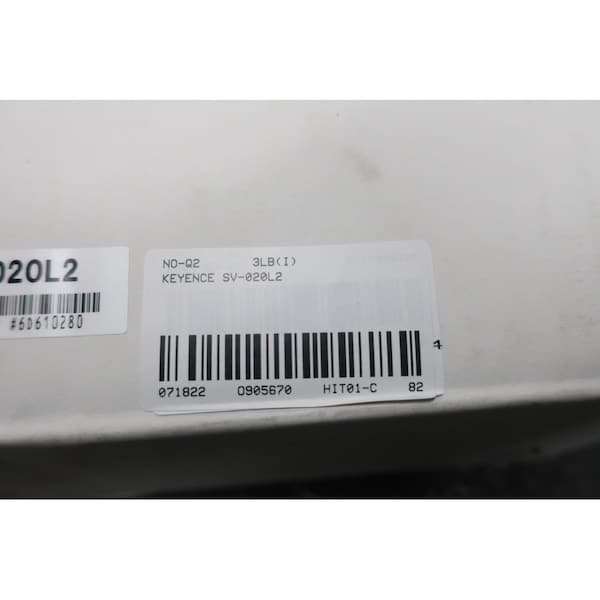 Accionamientos y amplificador de servomotor Keyence 0-400Hz 200-230V-CA 0-230V-CA 3Ph 200W - SV-020L2
