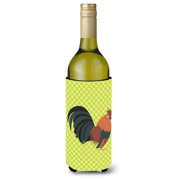 Carolines Treasures Dutch Bantam Chicken Green Wine Bottle Beverge Insulator Hugger - BB7662LITERK