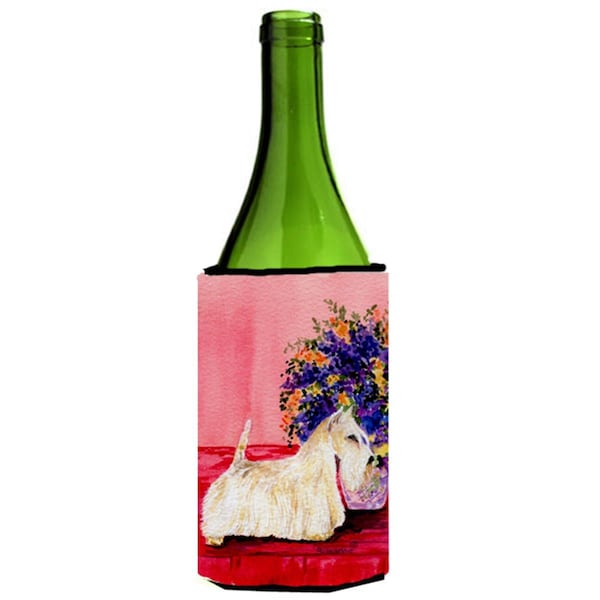 Carolines Treasures Scottish Terrier Wine bottle sleeve Hugger - 24 oz. - SS8306LITERK
