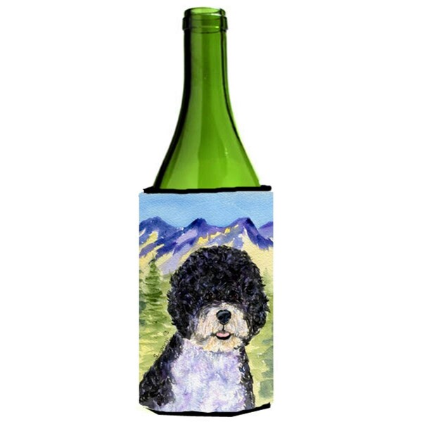 Carolines Treasures Portuguese Water Dog Wine bottle sleeve Hugger - 24 oz. - SS8303LITERK