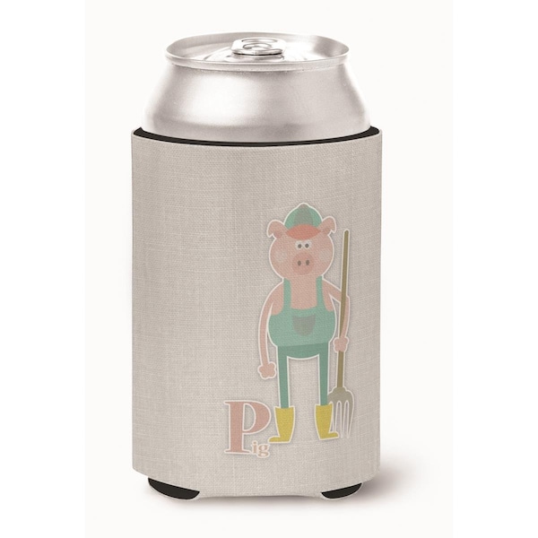 Carolines Treasures Alphabet P for Pig Can or Bottle Hugger - BB5741CC