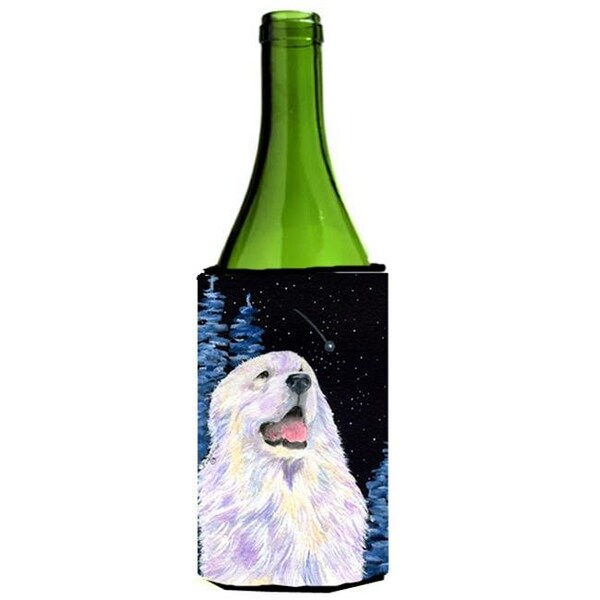 Carolines Treasures Carolines Treasures SS8466LITERK Starry Night Great Pyrenees Wine bottle sleeve Hugger - 24 oz. - SS8466LITERK