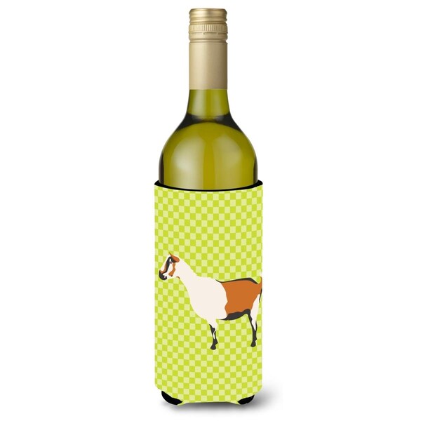 Carolines Treasures Alpine Goat Green Wine Bottle Beverge Insulator Hugger - BB7706LITERK
