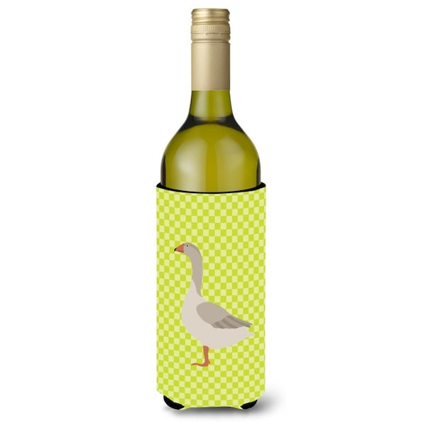 Carolines Treasures Steinbacher Goose Green Wine Bottle Beverge Insulator Hugger - BB7720LITERK