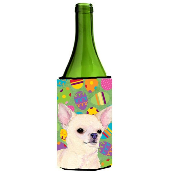 Carolines Treasures Chihuahua Easter Eggtravaganza Wine bottle sleeve Hugger - SS4817LITERK