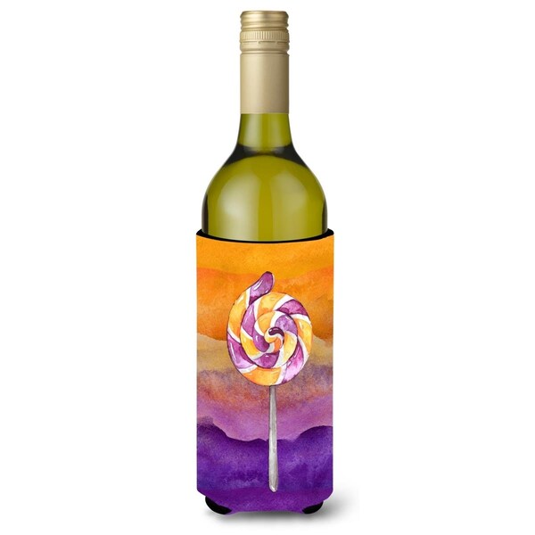 Carolines Treasures Halloween Sucker Lollipop Wine Bottle Beverge Insulator Hugger - BB7466LITERK