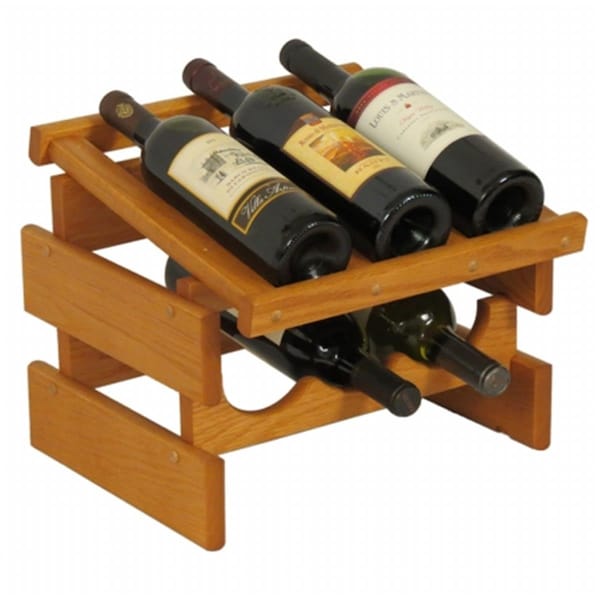Wooden Mallet 6 Bottle Dakota Wine Rack with Display Top - WO599339