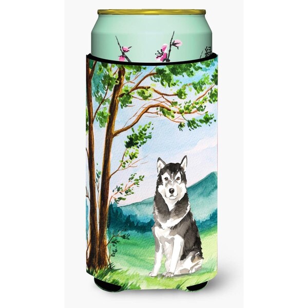 Carolines Treasures Under the Tree Alaskan Malamute Tall Boy Beverage Insulator Hugger - CK2566TBC