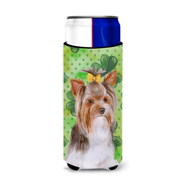Carolines Treasures Yorkshire Terrier No. 2 St Patricks Michelob Ultra Hugger for Slim Cans - BB9897MUK