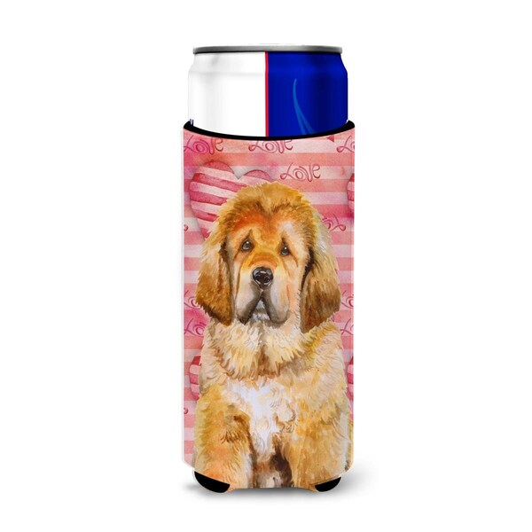 Carolines Treasures Tibetan Mastiff Love Michelob Ultra Hugger for Slim Cans - BB9808MUK