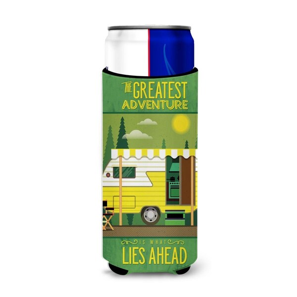 Carolines Treasures Greatest Adventure Retro Camper Michelob Ultra Hugger for Slim Cans - BB5478MUK