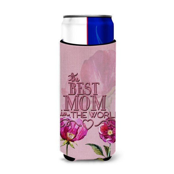 Carolines Treasures The Best Mom in the World Michelob Ultra Hugger for Slim Cans - BB5418MUK