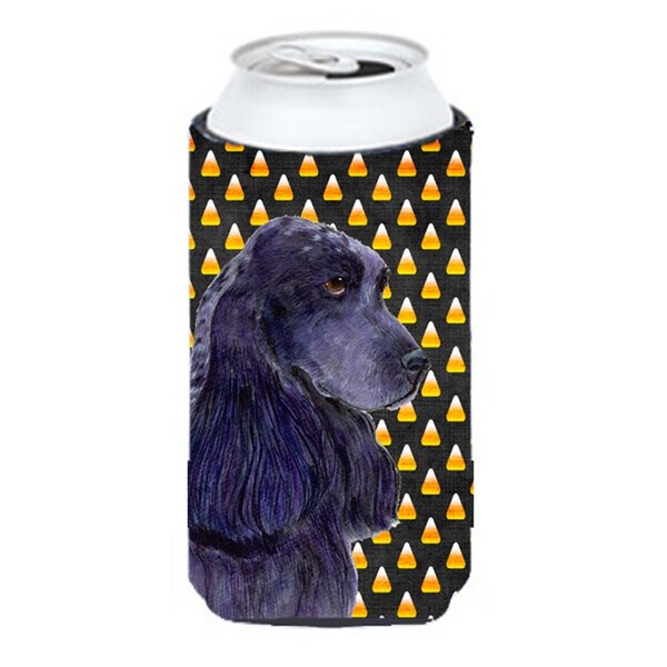 Carolines Treasures Cocker Spaniel Candy Corn Halloween Portrait Tall Boy bottle sleeve Hugger - 22 To 24 Oz. - SS4264TBC
