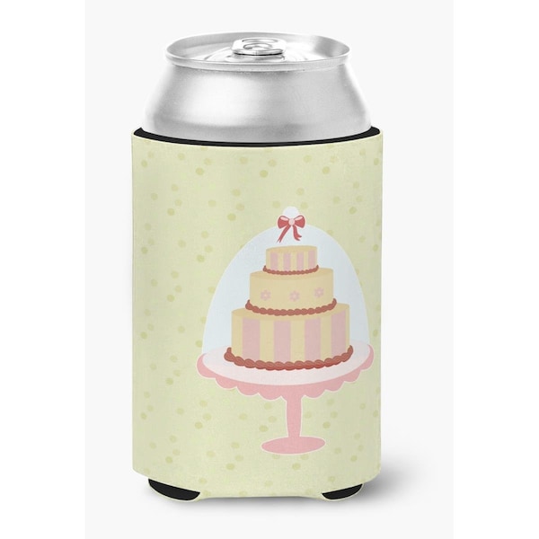 Carolines Treasures Decorated Cake on Green Can or Bottle Hugger - BB7305CC