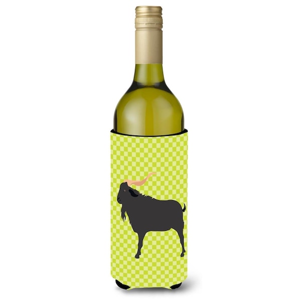 Carolines Treasures Verata Goat Green Wine Bottle Beverge Insulator Hugger - BB7708LITERK