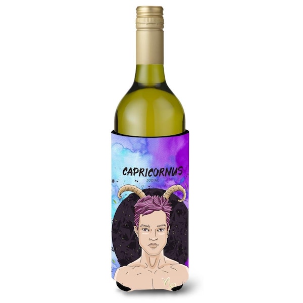Carolines Treasures Capricorn Zodiac Sign Wine Bottle Beverge Insulator Hugger - BB7326LITERK