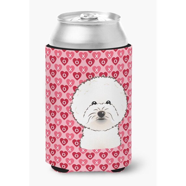 Carolines Treasures Bichon Frise Hearts Can or Bottle Hugger - BB5287CC