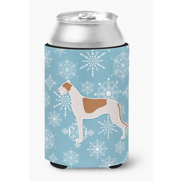 Carolines Treasures Winter Snowflake Greyhound Can or Bottle Hugger - BB3505CC