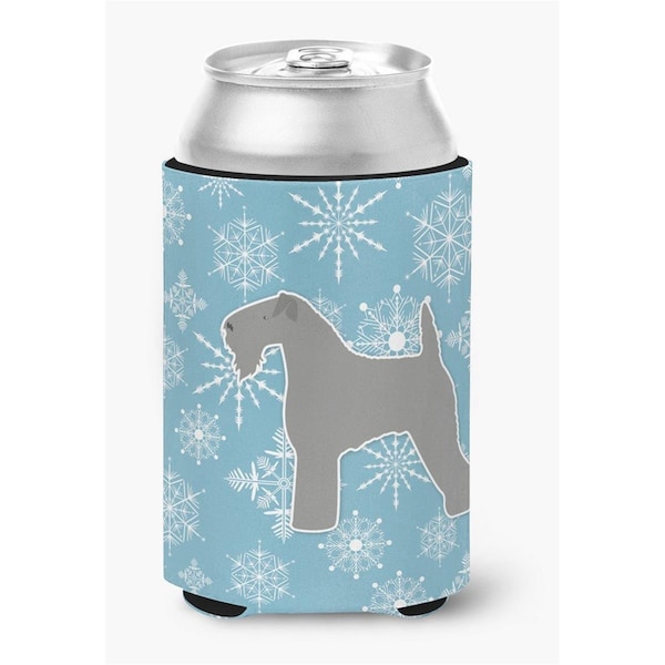 Carolines Treasures Winter Snowflake Kerry Blue Terrier Can or Bottle Hugger - BB3492CC