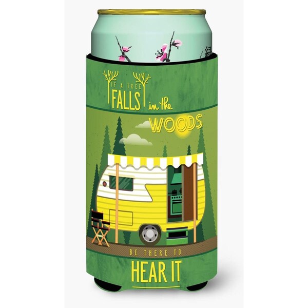 Carolines Treasures Be in the Woods Retro Camper Tall Boy Beverage Insulator Hugger - BB5482TBC