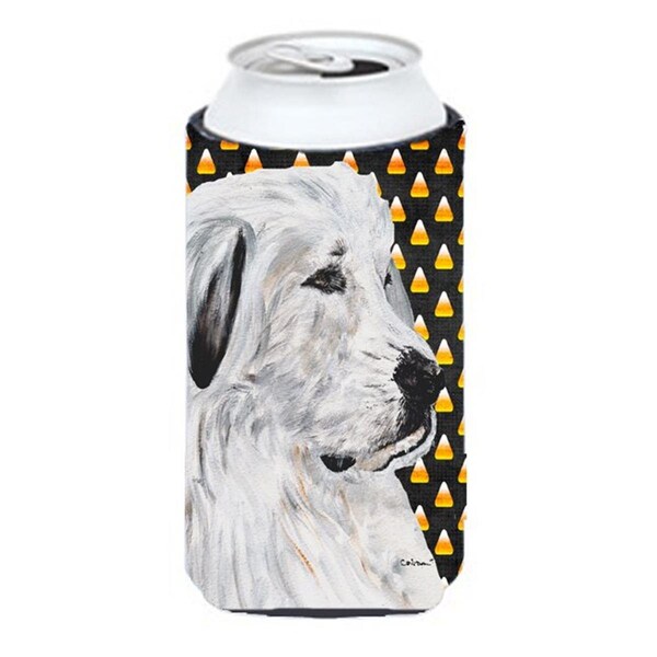 Carolines Treasures Great Pyrenees Candy Corn Halloween Tall Boy bottle sleeve Hugger - 22 To 24 Oz. - SC9666TBC