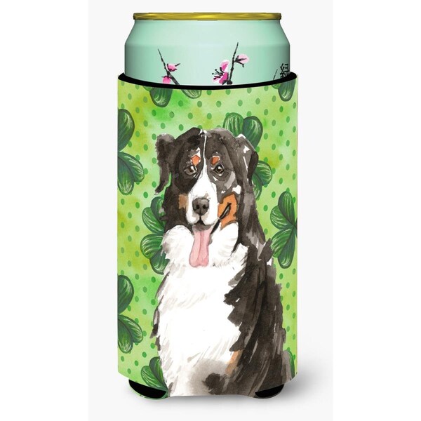 Carolines Treasures Shamrocks Bernese Mountain Dog Tall Boy Beverage Insulator Hugger - CK1815TBC
