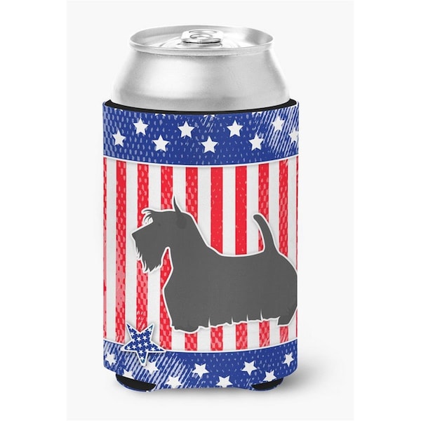 Carolines Treasures USA Patriotic Scottish Terrier Can or Bottle Hugger - BB3369CC