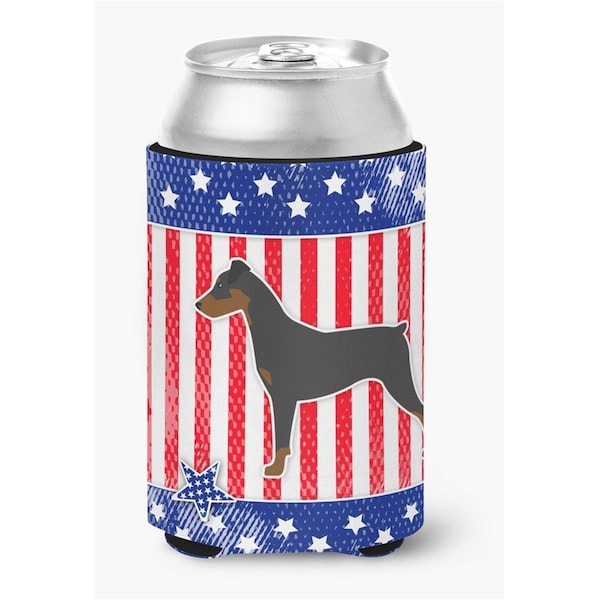 Carolines Treasures USA Patriotic German Pinscher Can or Bottle Hugger - BB3313CC
