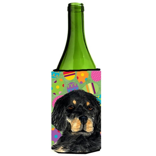 Carolines Treasures Gordon Setter Easter Eggtravaganza Wine bottle sleeve Hugger - 24 Oz. - SS4860LITERK