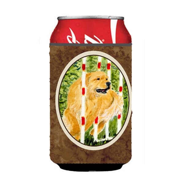 Carolines Treasures Golden Retriever Can Or Bottle  Hugger - 12 oz. - SS8906CC