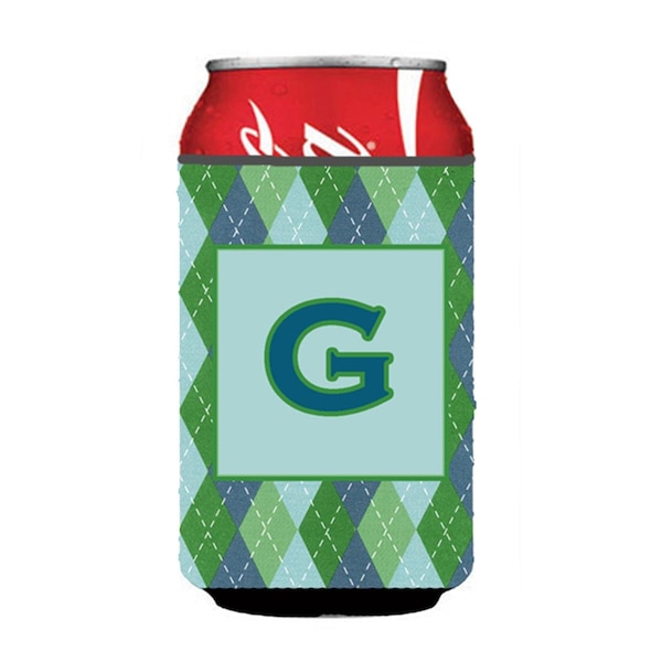 Carolines Treasures Letter G Initial Monogram - Blue Argoyle Can Or Bottle  Hugger - CJ1020-GCC
