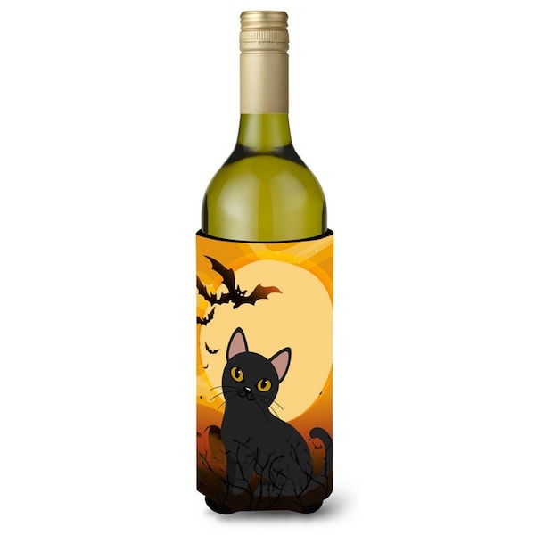 Carolines Treasures Halloween Bombay Cat Wine Bottle Beverge Insulator Hugger - BB4442LITERK