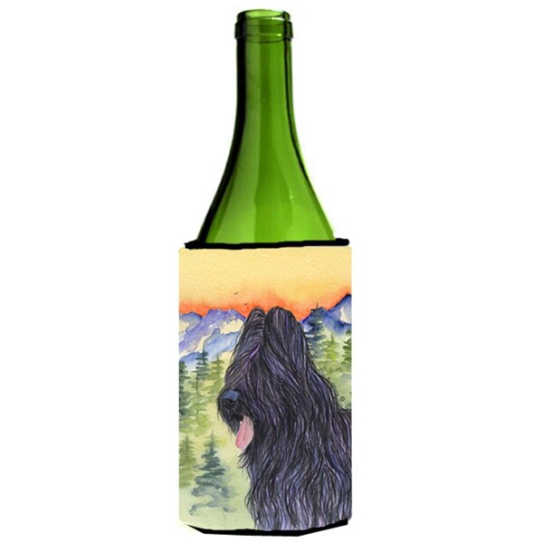 Carolines Treasures Briard Wine bottle sleeve Hugger - 24 oz. - SS8319LITERK