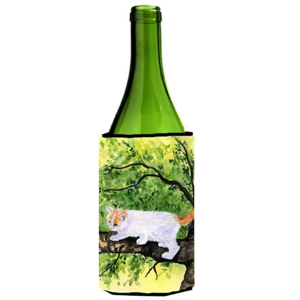 Carolines Treasures Cat - Turkish Van Wine bottle sleeve Hugger - 24 oz. - SS8277LITERK