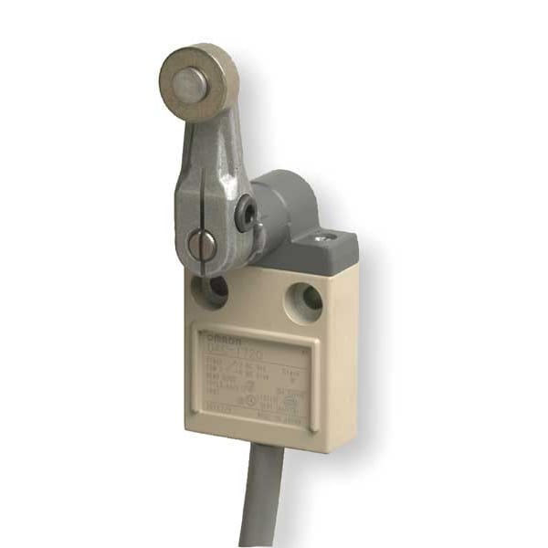 Interruptor de límite Omron, palanca de rodillo, rotativo, SPDT, 5A @ 240V AC, Ubicación del actuador: Lateral - D4C1720