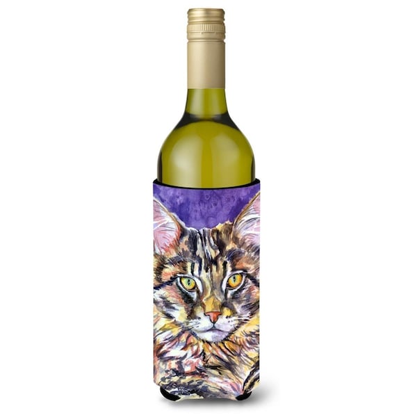 Carolines Treasures Maine Coon Sassy Wine Bottle Beverage insulator Hugger - 7390LITERK
