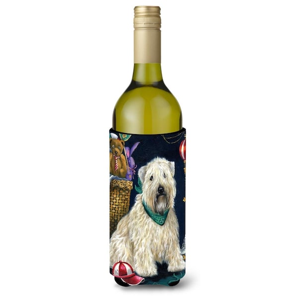 Carolines Treasures 24 oz Wheaten Terrier Playroom Wine Bottle Hugger - PPP3193LITERK